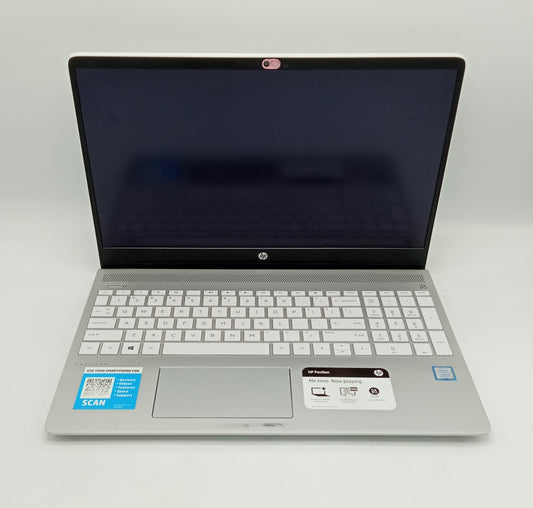 HP Pavilion Laptop 15 | 15 Inches | Core i5 1.6 GHz | 8th Gen | 8GB Ram | 256GB SSD | 1TB HDD | White