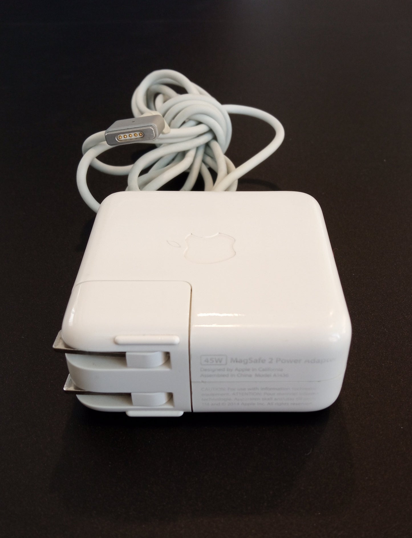 Apple 45W MagSafe 2 Power Adapter A1436 Genuine (Grade B Refurbished) - One Year Warranty