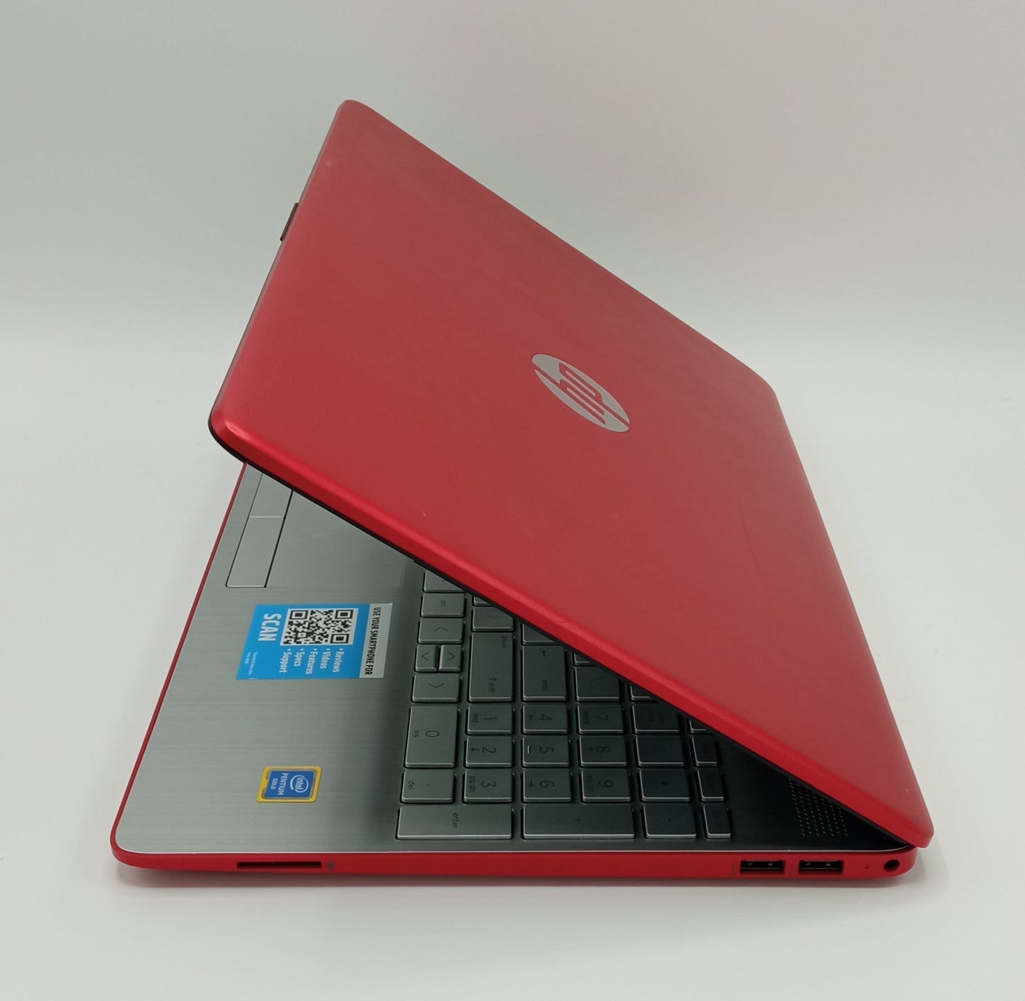 HP Laptop 15 - dw1xxx | 15 Inches | Pentium Gold 2.4Ghz Processor | 6th Generation | 4GB Ram | 128GB SSD | Red | Used