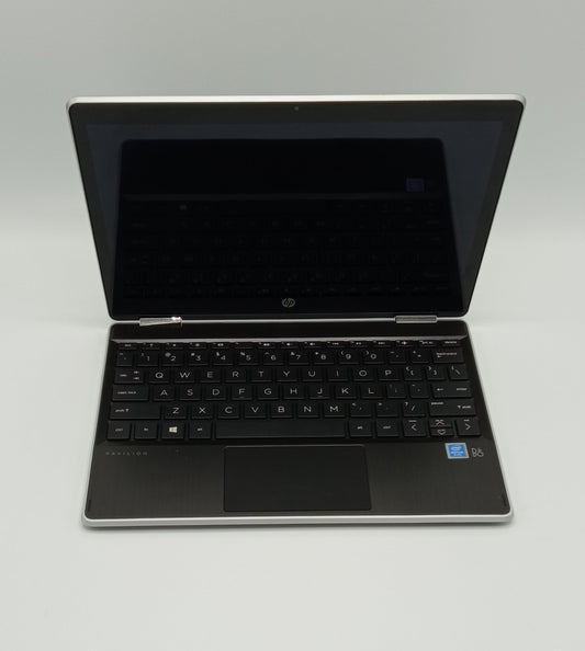 HP Pavilion x360 2-in-1 | 12 Inches | Touch-Screen | Intel Pentium Silver | 4GB Ram | 128GB SSD | Silver | Used