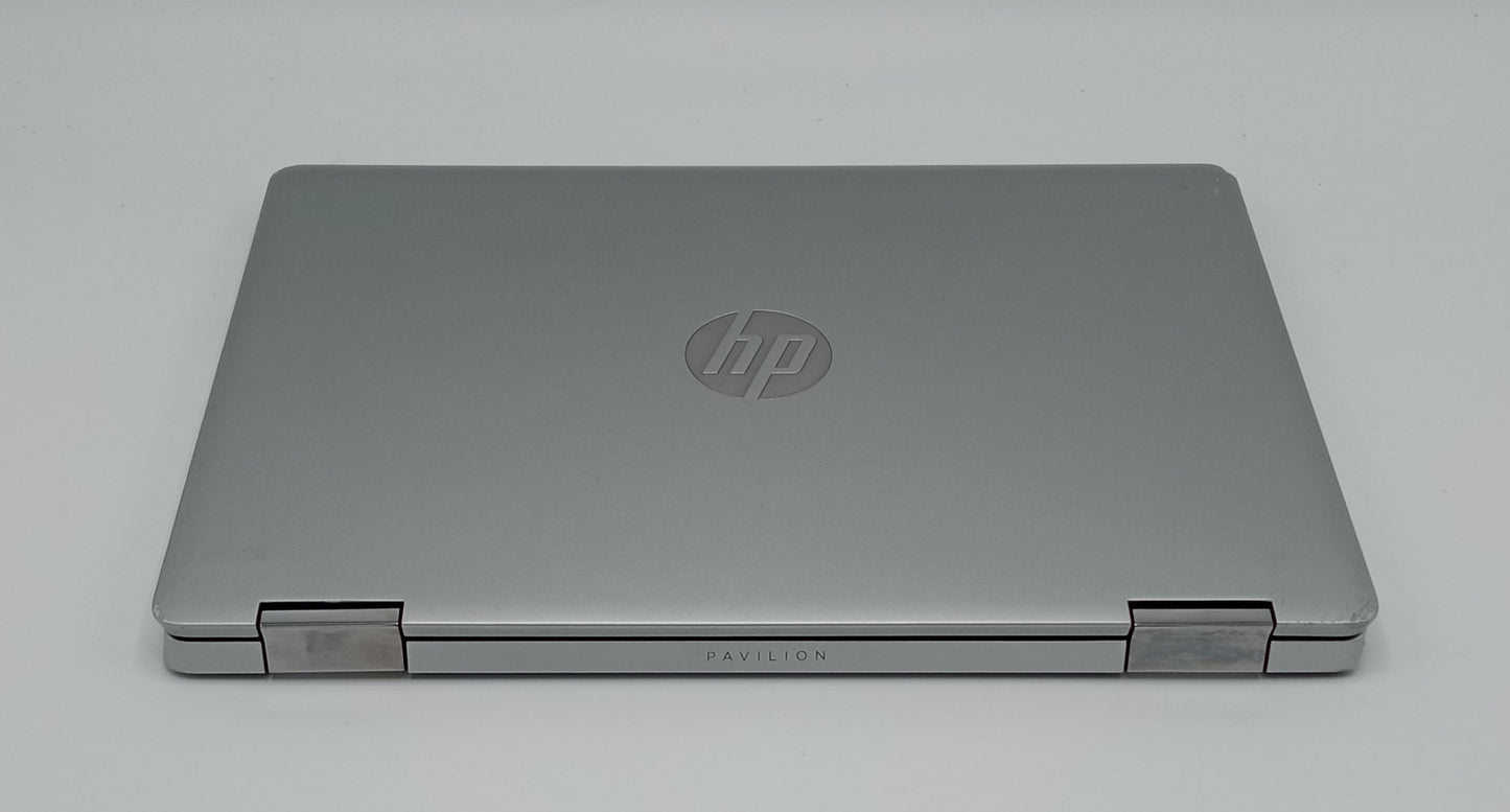 HP Pavilion x360 2-in-1 | 12 Inches | Touch-Screen | Intel Pentium Silver | 4GB Ram | 128GB SSD | Silver | Used