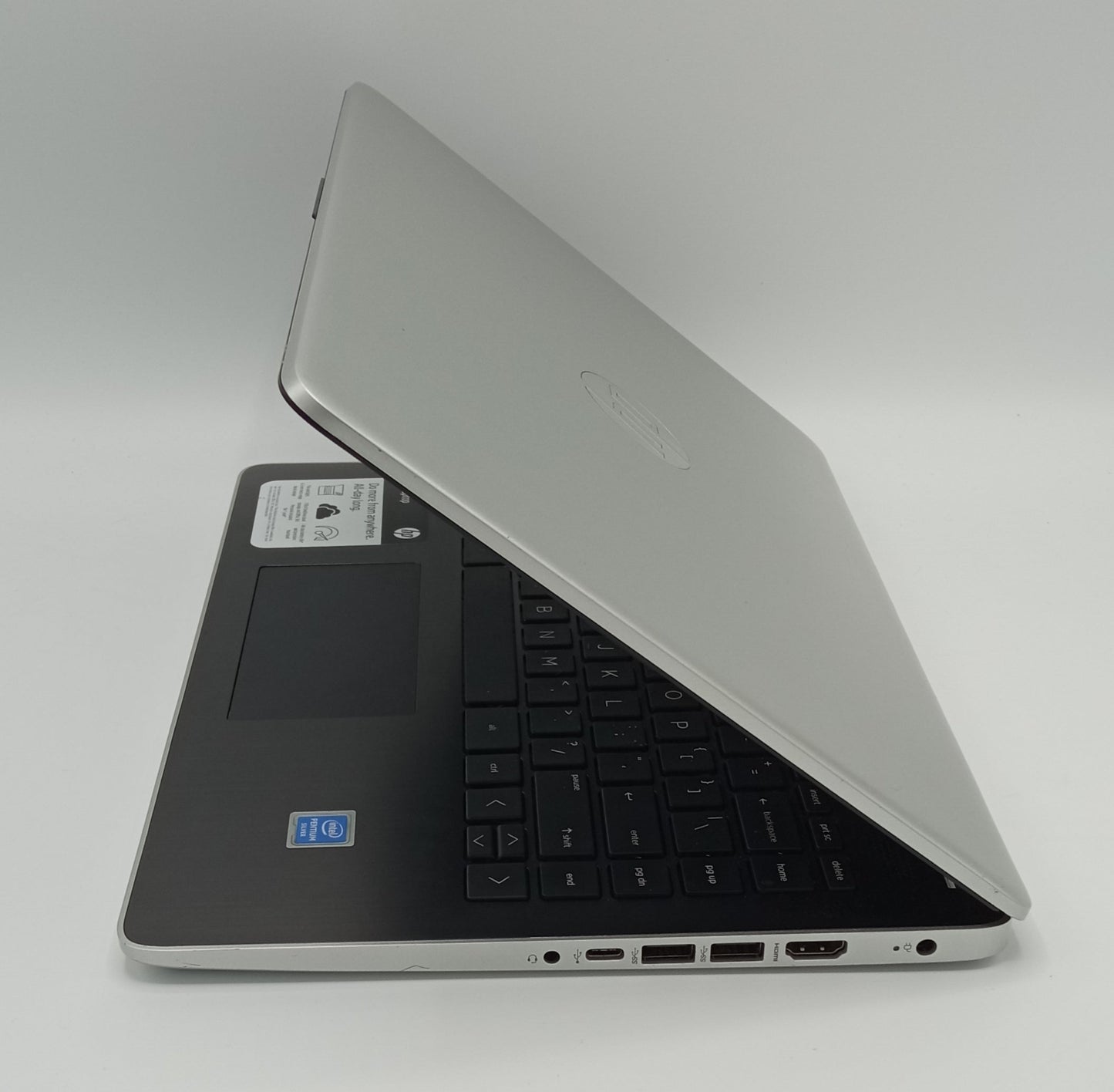 HP Laptop 14 - dq0xxx | 14 Inches | Pentium Silver 1.1Ghz Processor | 4GB Ram | 64GB SSD | Silver | Used