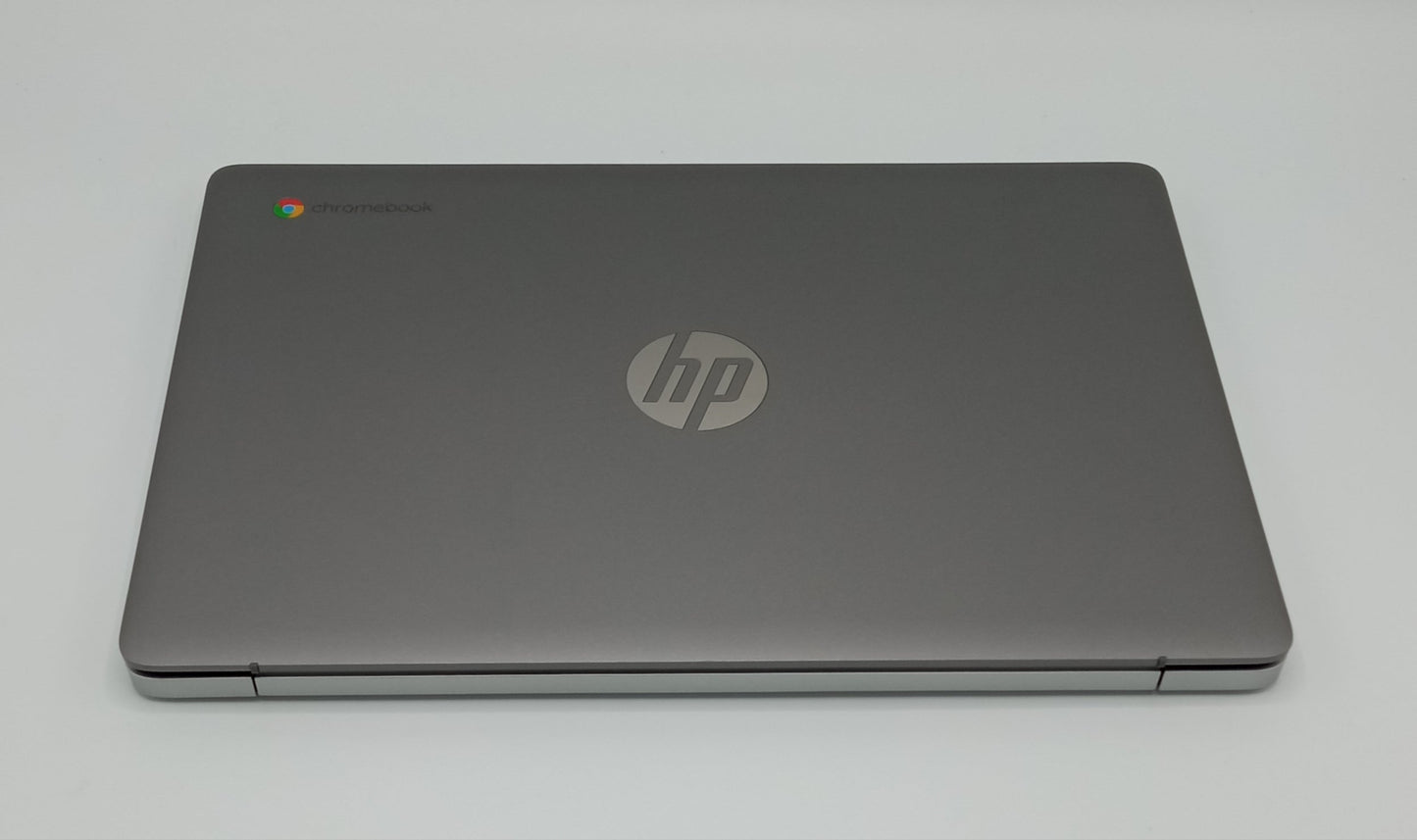 HP Chromebook 14a | 14 Inches | Intel Celeron 1.1 GHz Processor | Chrome OS | 4GB Ram | 64GB Storage | Silver | Used