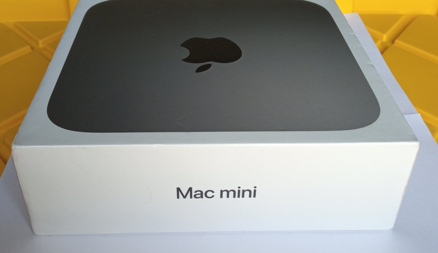 Mac Mini 2018 | Intel Core i3 Quad Core 3.6 GHz Processor | 8GB Ram | 128GB SSD | Four Thunderbolt 3 Ports | Space Gray | New Sealed Box Packed