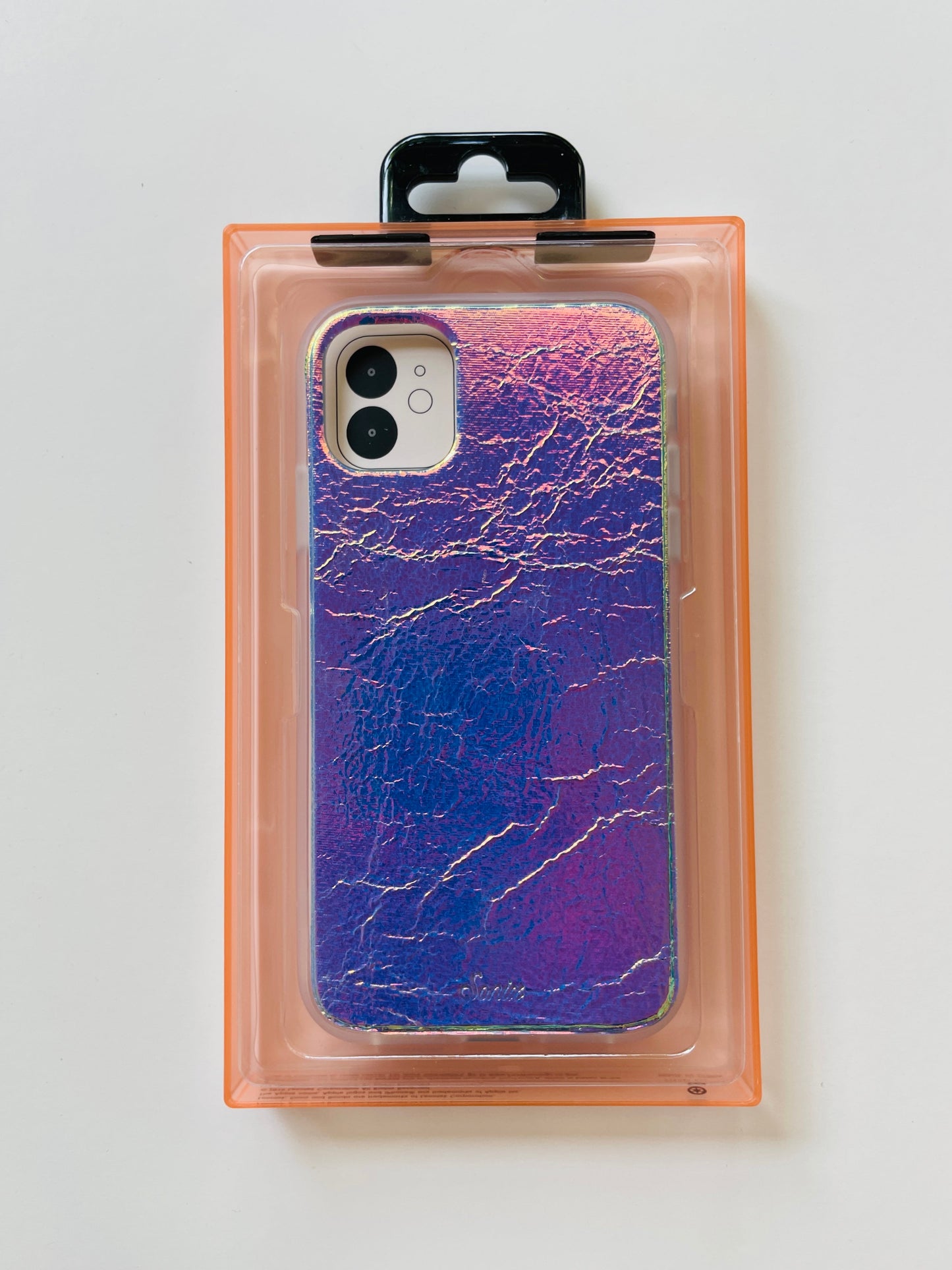 Holographic Leather iPhone Case