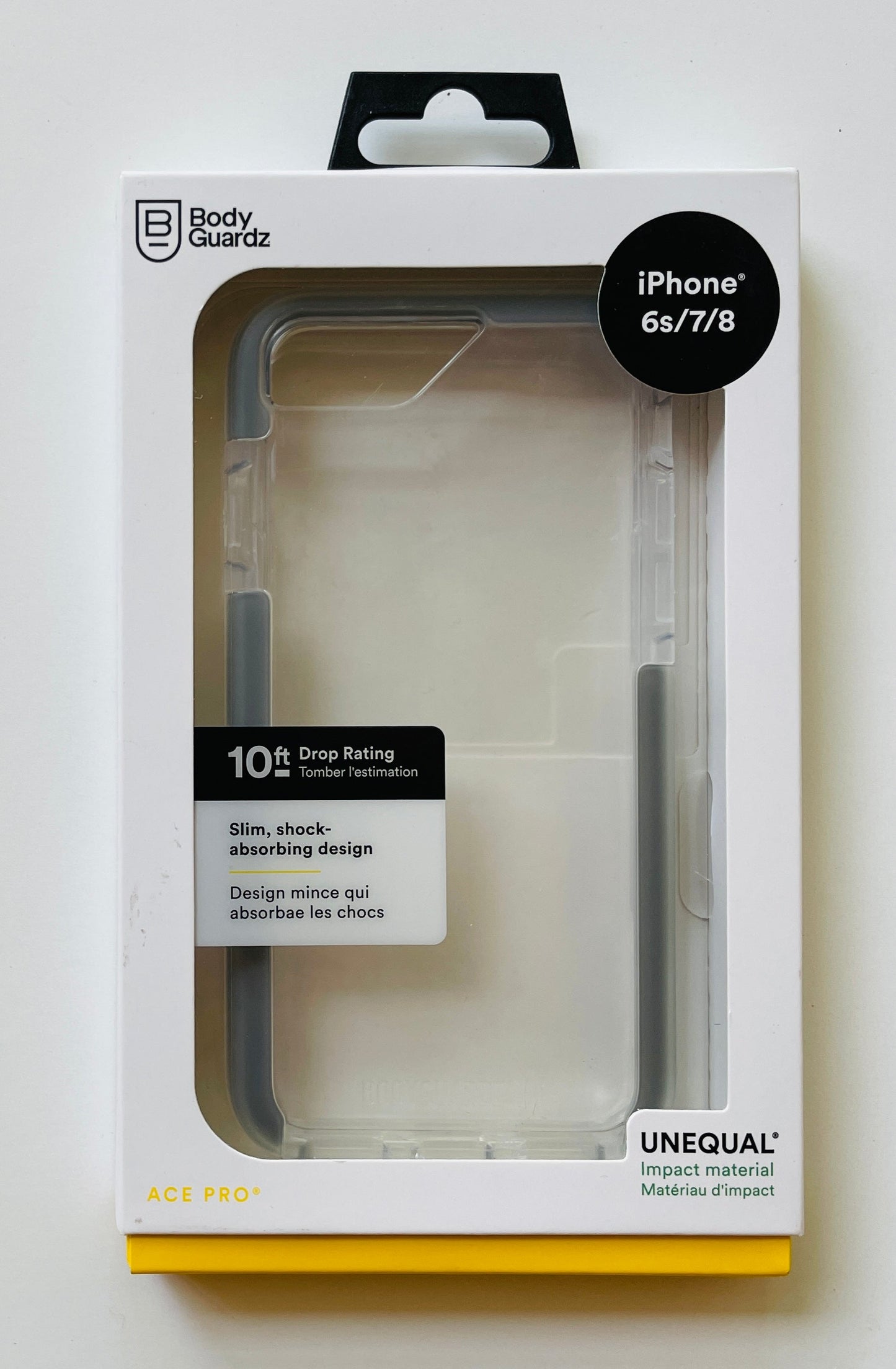 BodyGuardz Ace Pro® Case Clear Gray